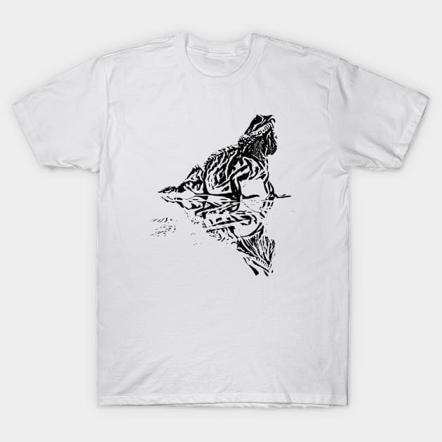 Iguana T-Shirt by Nimmersatt